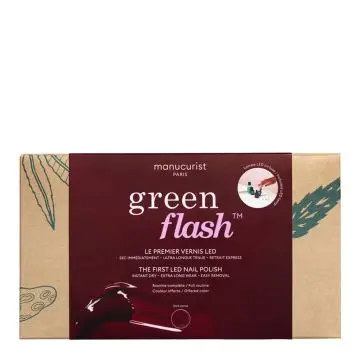 Coffret Routine Green Flash Semi-Permanent Dark Pansy - Manucurist - Maquillage - Visuel 1