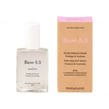 Base 5.5 Base Coat Ongles Sains 15ml - Manucurist - Soin - Visuel 2 Base 5.5 Base Coat Ongles Sains 15ml - Manucurist - Soin - Visuel 2