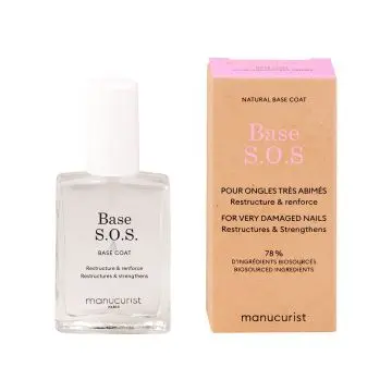 Base S.O.S. Base Coat Ongles Très Abîmés 15ml - Manucurist - Soin - Visuel 2 Base S.O.S. Base Coat Ongles Très Abîmés 15ml - Manucurist - Soin - Visuel 2