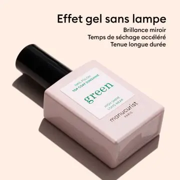 Top Coat Sunshine Effet Gel Brillant sans Lampe 15ml - Manucurist - Soin - Visuel 3