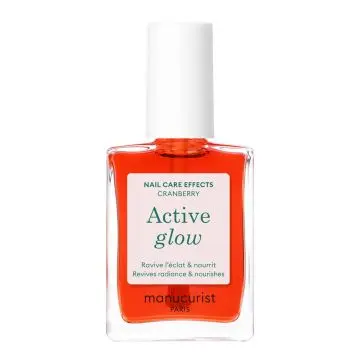 Active Glow Vernis Soin Éclat Cranberry - Manucurist - Soin - Visuel 1
