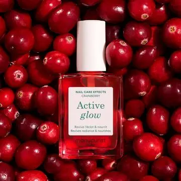 Active Glow Vernis Soin Éclat Cranberry - Manucurist - Soin - Visuel 2
