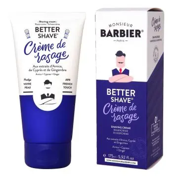 Better Shave Crème de Rasage 175ml - Monsieur Barbier - Soin - Visuel 4