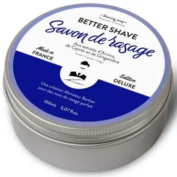 Better Shave Savon de Rasage 150ml - Monsieur Barbier - Soin - Visuel 4