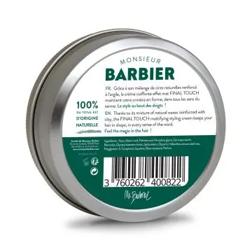Final Touch Crème Barbe & Cheveux 75ml - Monsieur Barbier - Soin - Visuel 3