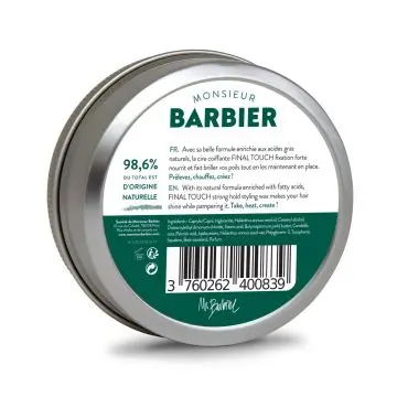 Final Touch Cire Barbe & Cheveux 75ml - Monsieur Barbier - Soin - Visuel 3