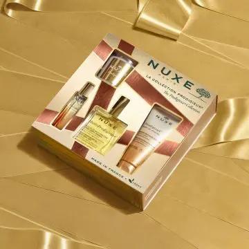 Coffret Collection Prodigieux Huile Prodigieuse, Huile de Douche, Parfum & Bougie  - Nuxe - Parfum - Visuel 3