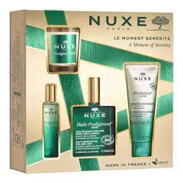 Coffret Le Moment Sérénité Huile Prodigieuse, Douche Relaxante, Parfum & Bougie  - Nuxe - Parfum - Visuel 1