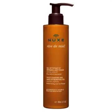 Gel Nettoyant Et Démaquillant Visage Rêve de miel® RÊVE DE MIEL® Flacon 200 ML - Nuxe - Soin - Visuel 1