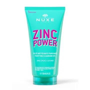 Zinc Power Gelée Nettoyante & Purifiante 150ml - Nuxe - Soin - Visuel 1