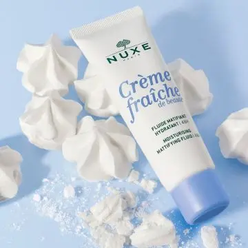 Fluide Matifiant Hydratant : | 48H, 50ml   Creme Fraiche de beauté Tube 50ml - Nuxe - Soin - Visuel 3