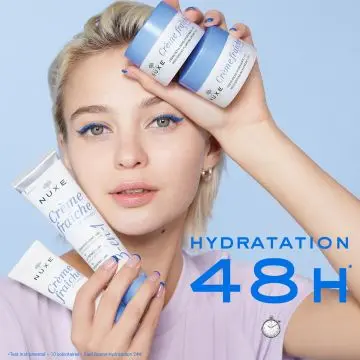 Fluide Matifiant Hydratant : | 48H, 50ml   Creme Fraiche de beauté Tube 50ml - Nuxe - Soin - Visuel 4