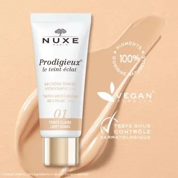 Prodigieux Le Teint Éclat BB Crème Teintée Hydratante 24H 01 Teinte Claire - Nuxe - Soin - Visuel 3