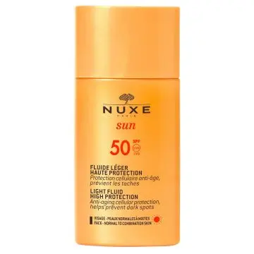 Nuxe sun Fluide Léger Haute Protection SPF50 50ml - Nuxe - Soin - Visuel 1 Nuxe sun Fluide Léger Haute Protection SPF50 50ml - Nuxe - Soin - Visuel 1