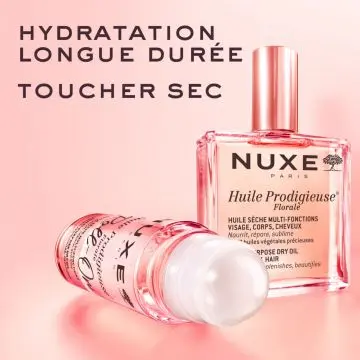 Huile Prodigieuse® Florale Roll-On Huile Sèche Multi-Fonctions 60ml