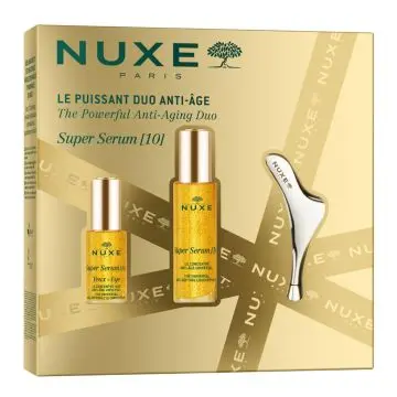 Coffret Le Puissant Duo Anti-Âge Sérum Visage, Sérum Yeux & Outil de Massage Visage  - Nuxe - Soin - Visuel 1
