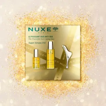 Coffret Le Puissant Duo Anti-Âge Sérum Visage, Sérum Yeux & Outil de Massage Visage  - Nuxe - Soin - Visuel 2