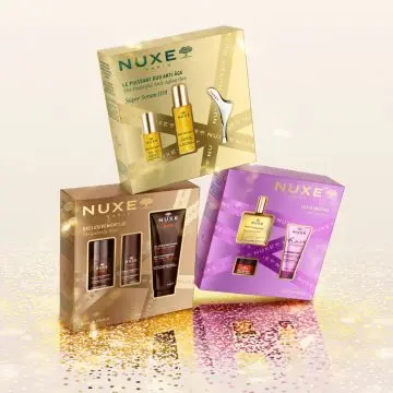 Coffret Le Puissant Duo Anti-Âge Sérum Visage, Sérum Yeux & Outil de Massage Visage  - Nuxe - Soin - Visuel 3