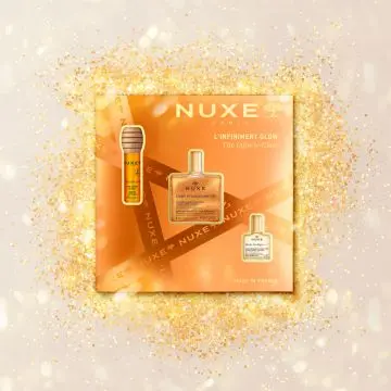 Coffret L'infiniment Glow 2 Huiles Sèches Multi-Fonctions & Soin Lèvres  - Nuxe - Soin - Visuel 2