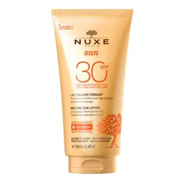 Nuxe Sun Lait Solaire Fondant SPF30 150ml - Nuxe - Soin - Visuel 1 Nuxe Sun Lait Solaire Fondant SPF30 150ml - Nuxe - Soin - Visuel 1