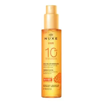 Nuxe Sun Huile Solaire Bronzante SPF10 150ml - Nuxe - Soin - Visuel 1 Nuxe Sun Huile Solaire Bronzante SPF10 150ml - Nuxe - Soin - Visuel 1