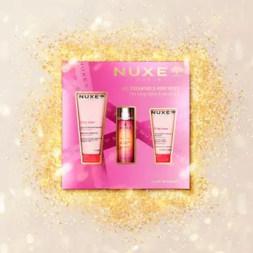 Coffret Les Essentiels Very Rose Gel Douche, Crème Mains et Ongles & Eau Parfumante  - Nuxe - Soin - Visuel 2