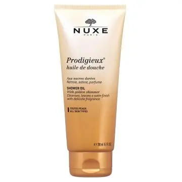 Prodigieux® huile de douche - douche précieuse parfumée SOINS PRODIGIEUX® Flacon 200 ML - Nuxe - Soin - Visuel 1