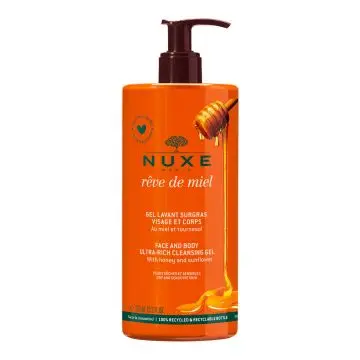 Rêve de Miel  Gel Lavant Surgras Visage & Corps 750ml - Nuxe - Soin - Visuel 1