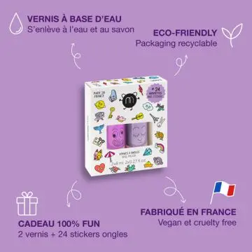 Coffret WOW Vernis enfant & Gommettes  - Nailmatic - Maquillage - Visuel 2