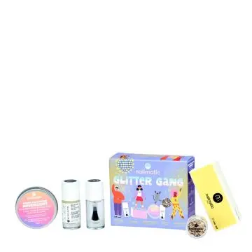 Coffret Glitter Gang Base Peel-Off, Polissoir, Baume Multi-Usage, Top Coat & Paillettes  - Nailmatic - Maquillage - Visuel 2