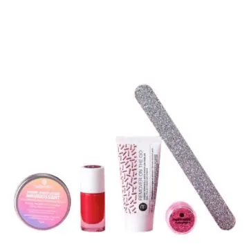 Coffret Glitter Nail Gang Lime à Ongles, Paillettes, Vernis à Ongles, Baume Multi-Usage & Crème Démaquillante Ongles  - Nailmatic - Maquillage - Visuel 3