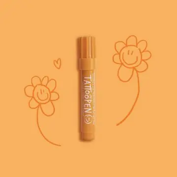 Tattoopen Feutre Tatouage Temporaire Orange - Nailmatic - Maquillage - Visuel 2