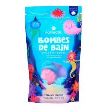 Coffret Bombes de Bain En Forme de Coquillage 7x20g - Nailmatic - Soin - Visuel 1