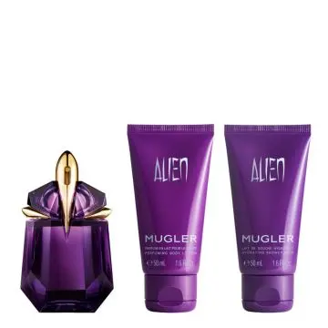 Coffret Alien Eau de Parfum 30ml, Gel Douche & Lait Corps  - Mugler - Parfum - Visuel 3