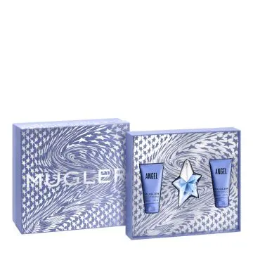 Coffret Angel Eau de Parfum 25ml, Gel Douche & Lait Corps  - Mugler - Parfum - Visuel 2 Coffret Angel Eau de Parfum 25ml, Gel Douche & Lait Corps  - Mugler - Parfum - Visuel 2