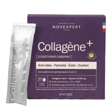 Collagène+ Complément Alimentaire 4-en-1 21 Sachets - Novexpert - Soin - Visuel 1