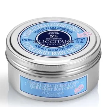 Crème Ultra Legère Corps Toutes Peaux Sensibles 175ml - L'Occitane en Provence - Soin - Visuel 1