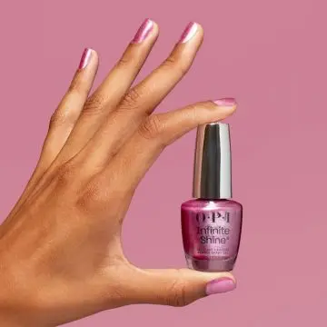 Metallic Mega Mix Infinite Shine - Vernis à Ongles Effet Gel Lip Pink Battle - OPI - Maquillage - Visuel 2