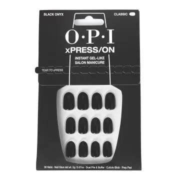 xPRESS/ON Kit Complet de Pose de Faux Ongles Lady in Black - OPI - Maquillage - Visuel 1