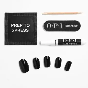 xPRESS/ON Kit Complet de Pose de Faux Ongles Lady in Black - OPI - Maquillage - Visuel 2