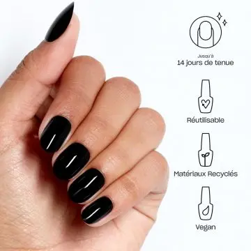 xPRESS/ON Kit Complet de Pose de Faux Ongles Lady in Black - OPI - Maquillage - Visuel 3