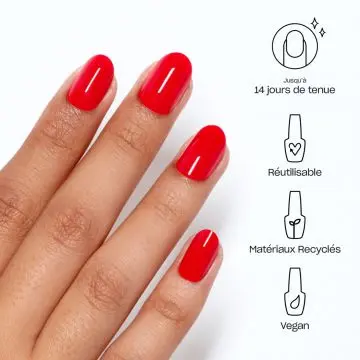 xPRESS/ON Kit Complet de Pose de Faux Ongles Cajun Shrimp™ - OPI - Maquillage - Visuel 3 xPRESS/ON Kit Complet de Pose de Faux Ongles Cajun Shrimp™ - OPI - Maquillage - Visuel 3