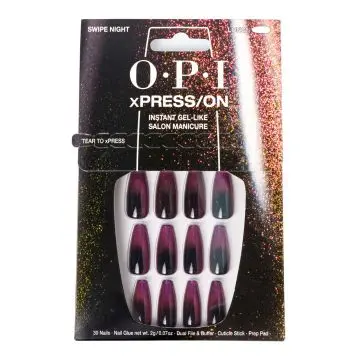 xPRESS/ON Kit Complet de Pose de Faux Ongles Swipe Night - OPI - Maquillage - Visuel 1