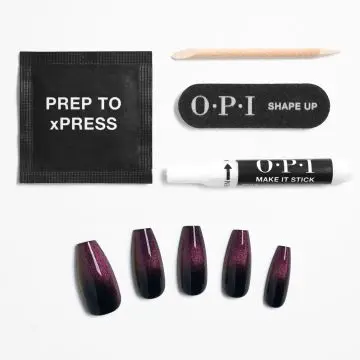 xPRESS/ON Kit Complet de Pose de Faux Ongles Swipe Night - OPI - Maquillage - Visuel 2