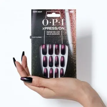 xPRESS/ON Kit Complet de Pose de Faux Ongles Swipe Night - OPI - Maquillage - Visuel 4