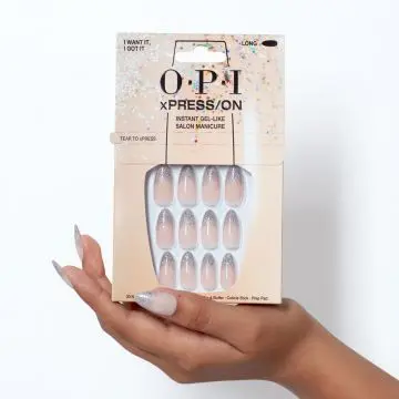 xPRESS/ON Kit Complet de Pose de Faux Ongles I Want It, I Got It - OPI - Maquillage - Visuel 4
