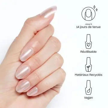 xPRESS/ON Kit Complet de Pose de Faux Ongles Throw Me a Kiss - OPI - Maquillage - Visuel 3