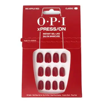 xPRESS/ON Kit Complet de Pose de Faux Ongles Big Apple Red - OPI - Maquillage - Visuel 1