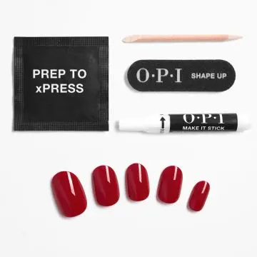 xPRESS/ON Kit Complet de Pose de Faux Ongles Big Apple Red - OPI - Maquillage - Visuel 2