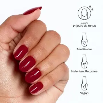 xPRESS/ON Kit Complet de Pose de Faux Ongles Big Apple Red - OPI - Maquillage - Visuel 3